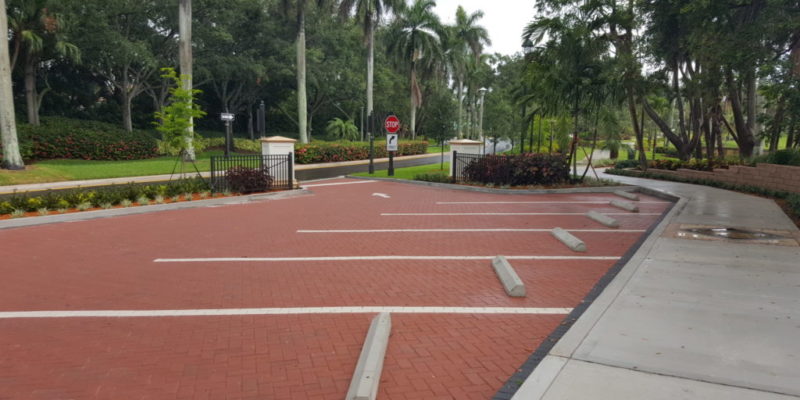 Parking lot addition to Peace mount park in Weston florida